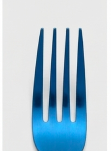 Ensemble de couverts modernes en métal bleu avec finition miroir haute brillance, résistants à la rouille, pour les dîners de mariage - Product Image 3