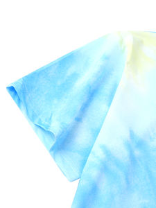 T-shirt décontracté pour homme, imprimé tie-dye, respirant et fin, col rond, personnalisable, vente en gros, bonne qualité à prix raisonnable - Product Image 3