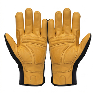 Gants de travail mécaniques B2B personnalisés, paume absorbant les chocs, anti-vibrations, protection des articulations en TPR, certifiés CE, OEM - Product Image 2