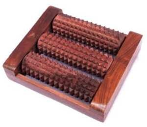 Rouleau de massage des pieds en bois massif, masseur de points d'acupuncture, fait à la main, poli, réutilisable, pour usage domestique - Product Image 5