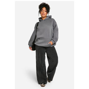 Conjunto de sudadera con capucha de lana para mujer, top corto de forro polar, sudaderas para mujer, ropa de invierno, gran venta. - Product Image 3