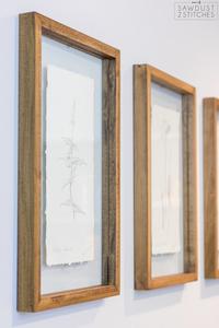 กรอบรูปแก้วลอยตัวสีทองวินเทจสุดหรู ดีไซน์เรียบง่ายคลาสสิก ตกแต่งด้วยภาพศิลปะพฤกษศาสตร์ เหมาะสำหรับตกแต่งบ้านและสำนักงาน - Product Image 2