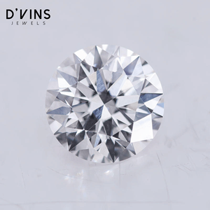 D'vins Jewels - Diamante Redondo Cultivado en Laboratorio 3EX de 0.5ct, Claridad VS VVS, Color D, Gran Descuento, Precio al por Mayor - Product Image 3