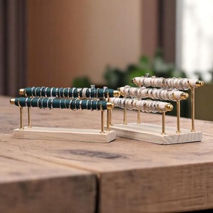 Metal Wooden Base Bangles Bracelet Ring And Watch Display Stand Perfect <b>For</b> <b>Dressing</b> <b>Table</b> Organization Wholesale From India - Product Image 3