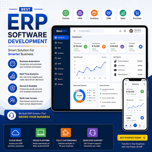 พัฒนาซอฟต์แวร์ ERP ระดับพรีเมียมที่ดีที่สุด ระบบอัตโนมัติธุรกิจอัจฉริยะ วิเคราะห์ข้อมูลแบบเรียลไทม์ รองรับ MAC และ Linux - Product Image 4