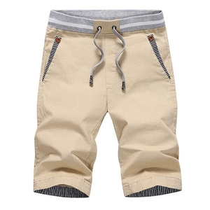Pantalones Cortos Casuales de Secado Rápido para Hombre, Personalizados, de Tela de Poliéster y Algodón, Cintura Media, Cierre con Cordón, Fabricante, Mayoristas - Product Image 1