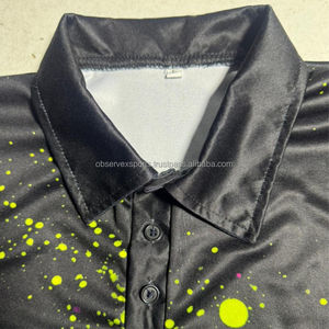 Polos de coach personnalisés sublimés respirants à manches courtes |   Vêtements d'équipe de performance |   Équipement à séchage rapide avec impression intégrale en couleur - Product Image 4