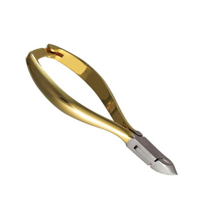 Factory Price Nail Cuticle Nipper Dead Skin <b>Removing</b> Gold Handle Sharp Tip Single Spring Beauty Care Manicure Toe Nail Nipper - Product Image 4
