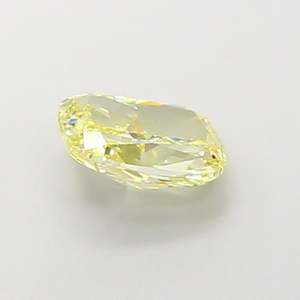 Diamant de laboratoire jaune intense de luxe, taille coussin, 1,09 carat, VS1, excellente qualité, pierre précieuse certifiée. - Product Image 4