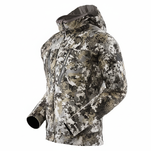 Veste de chasse tactique professionnelle pour hommes, camouflage numérique, coupe-vent, à capuche, en polaire, veste thermique softshell - Product Image 2