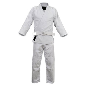 Uniforme de karaté professionnel personnalisé bleu et blanc, logo personnalisé pour les compétiteurs, vêtements d'arts martiaux unisexes personnalisables - Product Image 1