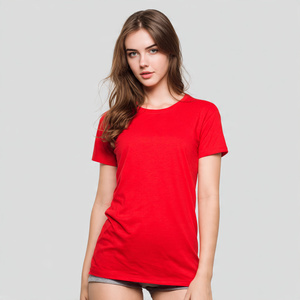 T-shirts streetwear à épaules tombantes pour femmes, 100% coton polyester, manches courtes, t-shirt décontracté pour femmes, t-shirt d'été pour femmes - Product Image 3