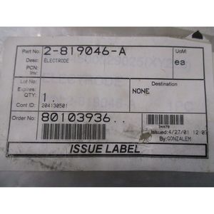 Électrode Hitachi 2-819046-A, 113931 - Équipements et pièces semi-conductrices d'occasion fiables à l'échelle mondiale chez - Product Image 3