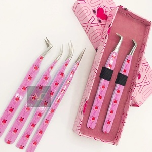 ชุดแหนบสำหรับต่อขนตาชุดทำจากสเตนเลสเนื้อแข็งออกแบบโลโก้ได้ตามต้องการ - Product Image 1