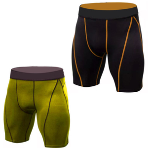 Pantalones Cortos de Compresión para Hombre, Diseño 2026, Cintura Elástica, Transpirables, Estilo Urbano, Precio al por Mayor, Spandex y Poliéster, Color Sólido - Product Image 6