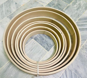 Aro de tambor de madera de sauce de 20 pulgadas para tambor shamanico, aro de madera de sauce de 18 pulgadas, marco de 14 pulgadas para tambor shamanico hecho de madera de sauce - Product Image 1