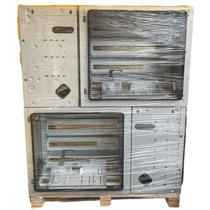 Armoire de commande électrique industrielle en acier inoxydable avec rail DIN, conception modulaire IP54 pour systèmes de distribution d'énergie - Product Image 1