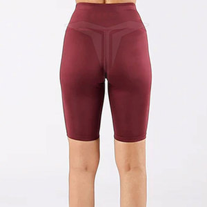 Shorts Deportivos Casuales para Mujer, Hechos a Medida, con Cintura Elástica, Logotipo Personalizado, Secado Rápido, Transpirables, Tela de Spandex/Poliéster para Gimnasio y Yoga - Product Image 5