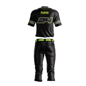 Uniforme de béisbol personalizado con logo del equipo impreso, ropa deportiva transpirable de poliéster, conjunto de uniforme de béisbol atlético para hombre - Product Image 3