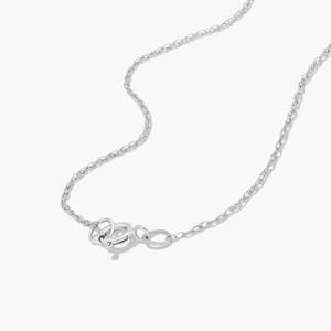 Collar de Lujo para Mujer con Diamante Cultivado en Laboratorio, Corte Pera, Certificado IGI, Oro Blanco de 14K, Topacio, Triple Piedra de Nacimiento, Chapado en Rodio, Joyería Fina - Product Image 3