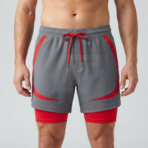 Modern Workout <b>Shorts</b> For <b>Men</b> Stretch Athletic Bottoms <b>Quick</b> <b>Dry</b> Fabric Comfortable Activewear For Gym Training Running - Product Image 3