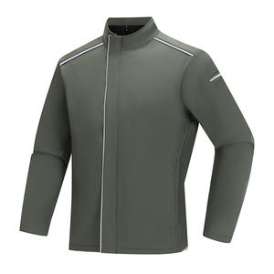 Veste de cyclisme coupe-vent |   Coupe-vent réfléchissant pour vélo avec poche arrière |   Vêtements de vélo imperméables et respirants - Product Image 4
