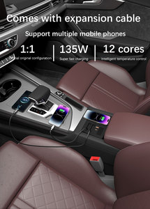 Hub USB con Caricatore Wireless e Luce Ambientale per <span class=keywords><strong>Audi</strong></span> <span class=keywords><strong>A4</strong></span> A4L, Compatibilità OEM 1:1, Stazione di Ricarica Rapida PD Retrattile per Console - Product Image 5