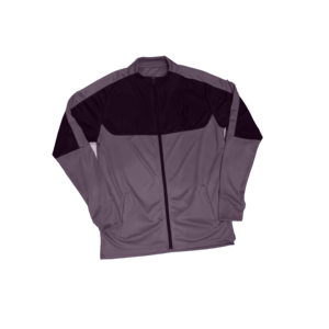 Blouson de sport pour homme à blocs de couleur, col montant, fermeture éclair, en polyester respirant, coupe sportive pour l'automne - Product Image 4