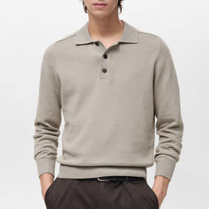 เสื้อโปโลผู้ชายคุณภาพสูง ผ้าฝ้ายปักโลโก้ตามสั่ง เสื้อโปโลลำลองแบรนด์ดัง เสื้อผ้ากีฬา เสื้อโปโลใส่สบายๆ เสื้อยืดโปโลสำหรับผู้ชาย - Product Image 1