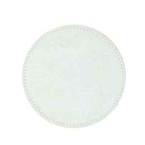 Sous-verres ronds en cuir personnalisés - Sous-verres de bar avec logo personnalisé pour la maison, les restaurants et les cadeaux promotionnels - Product Image 1