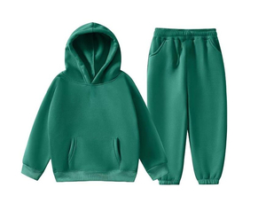 Kids Winter Casual Football Sports Tracksuit with Fitted Jogging <b>Pants</b> Hoodie Comfortable Solid Pattern for Boys Girls - Product Image 5