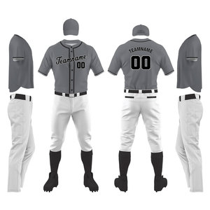 Uniformes de Béisbol Personalizados con Impresión por Transferencia de Calor, Diseño Personalizado, Hechos de Poliéster, en Oferta - Product Image 1