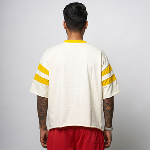 T-shirt Homme Premium en Coton Tricoté Épais, Coupe Oversize, Écologique, Séchage Rapide, Manches Courtes, Délavé à l'Acide et Effet Vieilli - Product Image 2