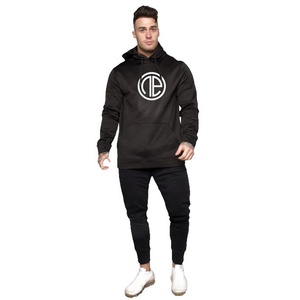 เสื้อฮู้ดดี้กันน้ำสำหรับผู้ชาย ทรงปกติ ซิปหน้า ผ้าฝ้าย 100% พิมพ์ลาย ปักโลโก้ตามแบบที่ต้องการ - Product Image 1