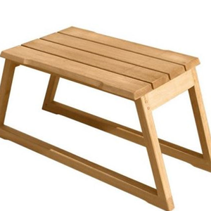 Muebles de mesa de madera de teca resistentes y duraderos para uso en exteriores con un estilo moderno y sencillo, ideales para restaurantes al aire libre. - Product Image 3