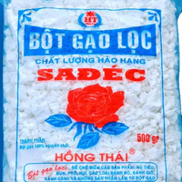 Farine de riz gluant brun/blanc vietnamien Hong Thai Sa Dec de qualité supérieure, séchée, sac de 0,5 kg, 100 %, durée de conservation 12 mois
