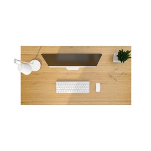 Eco Friendly Natural Bamboo <b>Tabletop</b> Ergonomic Desk Top Board Surface For Home Office Standing Computer Table Wholesale - Product Image 1