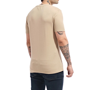 เสื้อยืดผู้ชาย ระบายอากาศได้ดี น้ำหนักเบา แขนสั้น ผ้าฝ้ายเรียบ แบบเรียบง่าย สั่งทำได้ มีสินค้าพร้อมส่งจำนวนมาก เสื้อผ้าฤดูร้อน คุณภาพสูง สำหรับผู้ชาย - Product Image 4