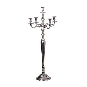 Vintage Inspired Metal <b>Candelabra</b> Holder For Special Events Home Decoration And Stylish Candlelight Table Setup - Product Image 3