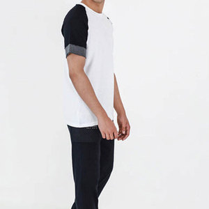 T-shirt uni pour homme, col rond, manches courtes, t-shirts pour homme, coton premium, t-shirts à col rond - Product Image 3