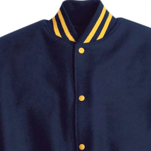 เสื้อแจ็คเก็ต Letterman แบบกำหนดเองสำหรับผู้ชายและผู้หญิง ปักลายตัวอักษรด้วยมือ ของขวัญสำหรับลูกชายและลูกสาวในวันเปิดเทอม - Product Image 2