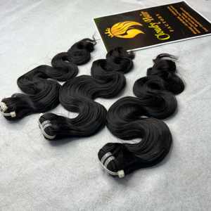 Cheveux humains vierges vietnamiens CDYHAIRVN, tissage ondulé, prix de gros d'usine, qualité professionnelle de salon, 12A, teints et décolorés - Product Image 2