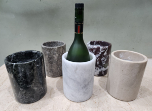 Onyx Eco-Friendly Polished Wine Chiller Natural <b>Stone</b> Wine Bottle Cooler Handmade Wholesale - Product Image 2