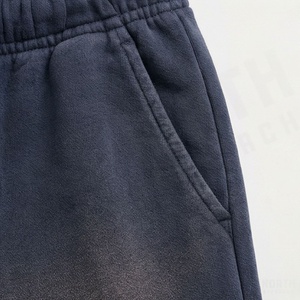 Nuevos Shorts para Hombre 2025 con Lavado Ácido, Logotipo Bordado Personalizado, Cómodos, de Tela Gruesa y Largos, de la Mejor Calidad - Product Image 5
