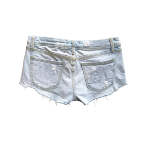 High Quality Canvas Denim Shorts Fashion High Waist Blue <b>Jeans</b> Casual Pants Elastic Waist <b>Drawstring</b> <b>Men</b> Quick Dry 180g Digital - Product Image 2
