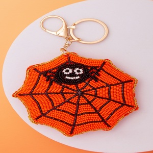 Trendy Seed Beads Beaded Embroidery <b>Keychain</b> Handmade Fashion Key Ring Beautiful Seed Beads Beaded Embroidery <b>Keychain</b> <b>Custom</b> - Product Image 5
