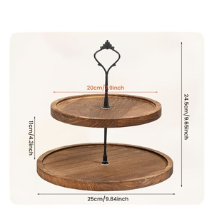 Gold Metal 6-Piece Cake Stand Set with Mirror Top Multi-Layer Design for Display - Product Image 5