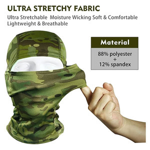 Masque tactique de ski, cagoule intégrale, chapeau de wargame, cagoule solaire respirante, couvre-visage extérieur pour le cyclisme et la randonnée - Product Image 3