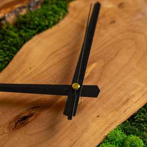 Reloj de Pared de Musgo Boscoso Evergreen, Hecho a Mano, Inspirado en la Naturaleza, Rústico, Lujoso, Moderno, Artístico, Decoración para el Hogar - Product Image 5