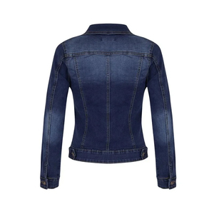 Manufacturer Casual <b>Lightweight</b> Button Woven <b>Denim</b> Jeans <b>Jacket</b> Cotton Solid Customized Size Windproof Eco-Friendly Quick Dry - Product Image 4